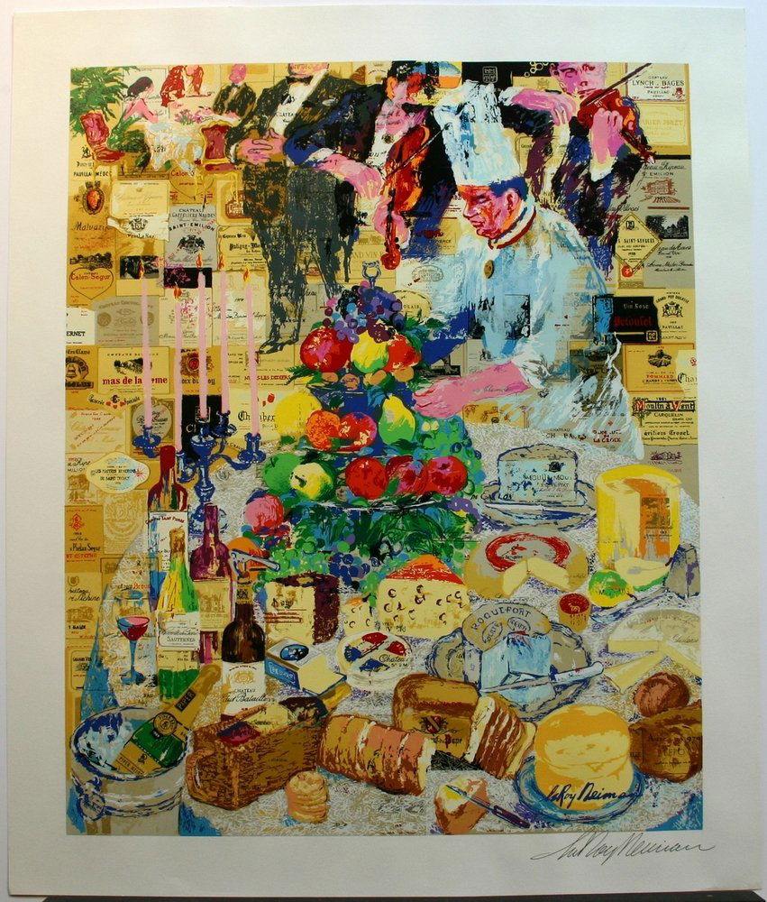 LeRoy Neiman, La Cuisine Francaise, Serigraph print, (1 of 2)