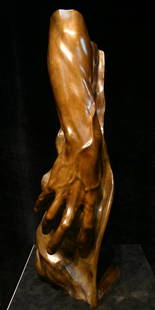 Frederick Hart, Adam's Arm, Limited Edition Bronze: Frederick Hart, Adam's Arm, Limited Edition Bronze sculpture. Engraved Hart name. Size is 22.25" X 8" X 6"