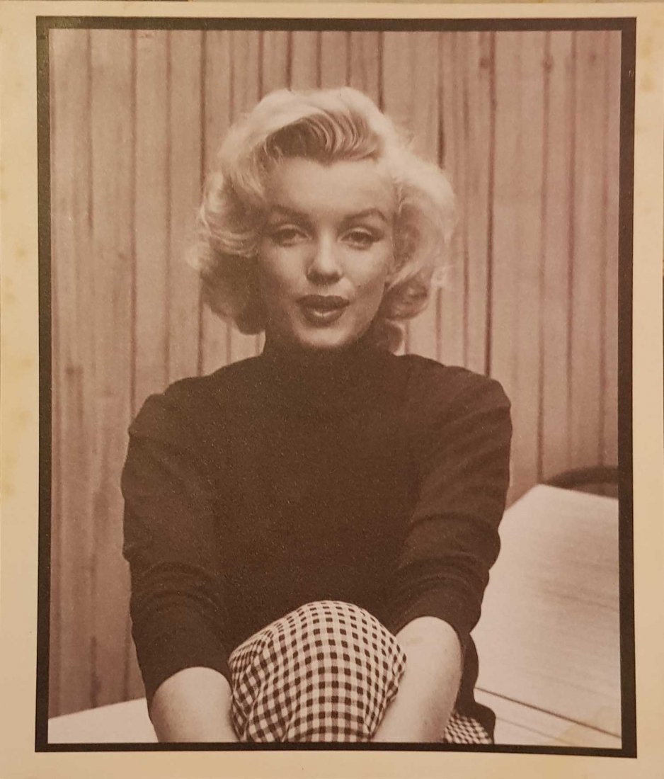 Alfred Eisenstaedt, Marylin Monroe photo, 1953: Alfred Eisenstaedt (German/American, 1898-1995), from a 1953 shoot at Monroe's Hollywood home, images appearing in Life Magazine, Signed by Alfred Eisenstaedt stamped verso " copyright stamps of Alfre