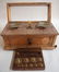 7: Early Gold Scale by Henry Troemner with Weights