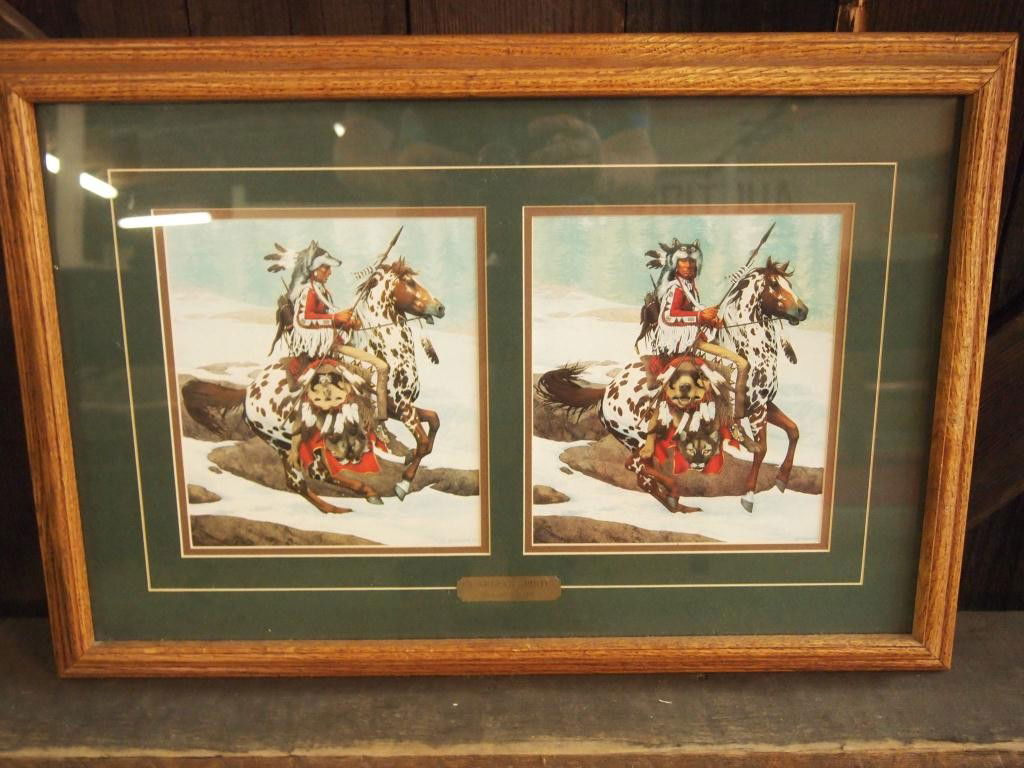 Litho by Bev Doolittle "Guardian Spirits": 18h x 27w