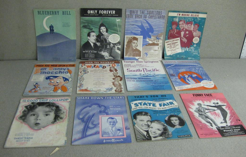 Lot 1930's Sheet Music: Lot 1930's Sheet Music