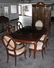 184: 10 Pc. Antique Style Walnut Dining Set