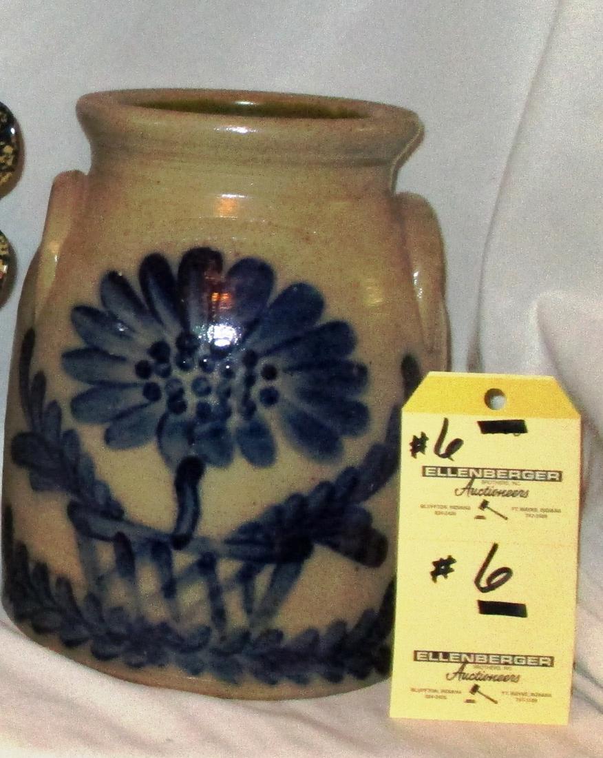1984 Beaumont Pottery - Jar Flower Scene - York Maine (1 of 1)