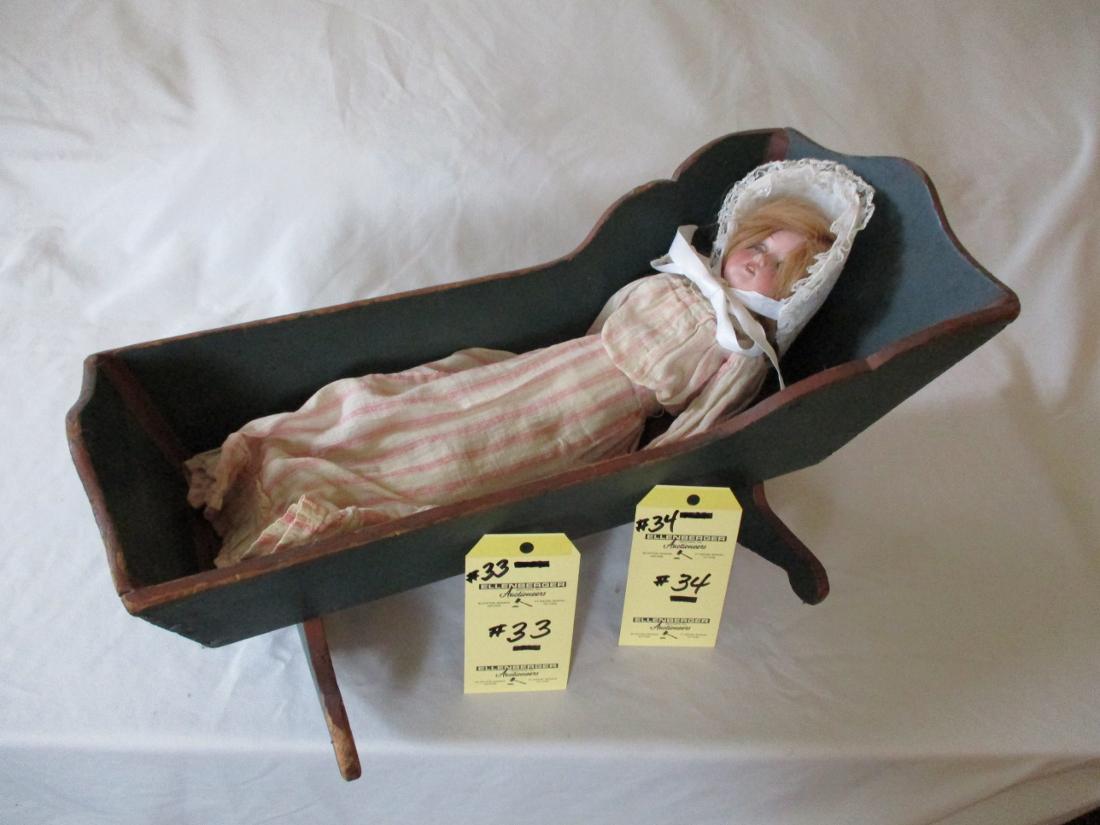 Antique Bisque Head Doll -  Germany #370 5/0 w/Antique (1 of 1)