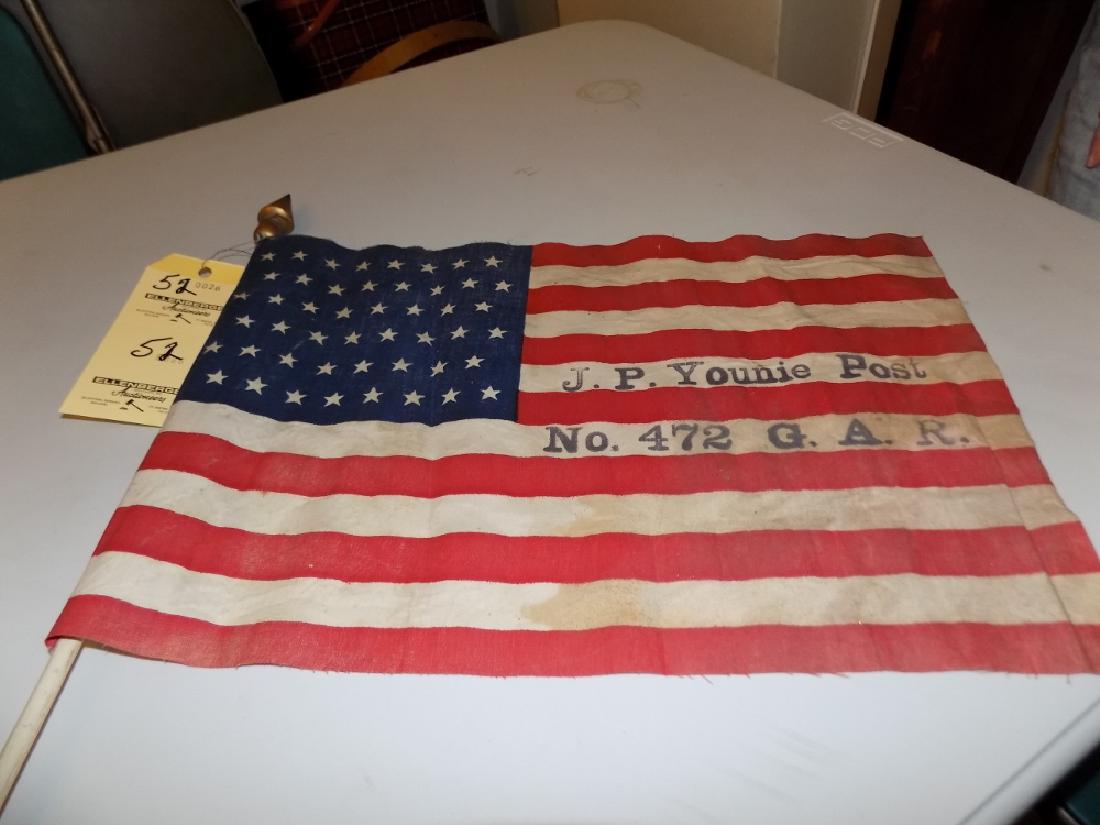 GAR 48" Star Stick Flag: GAR 48" Star Stick Flag