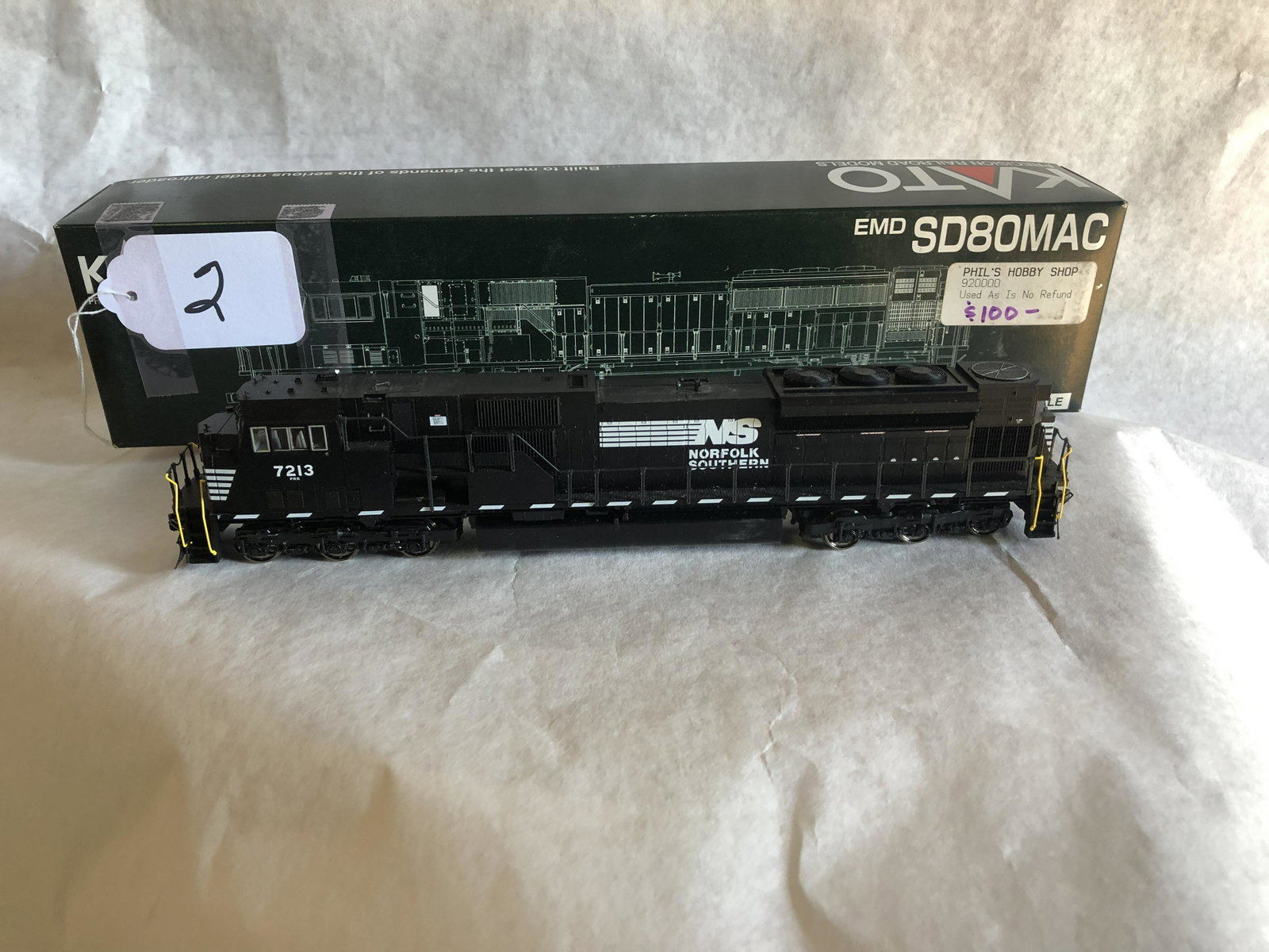 Kato: EMD SD80 MAC Engine 37-6347
