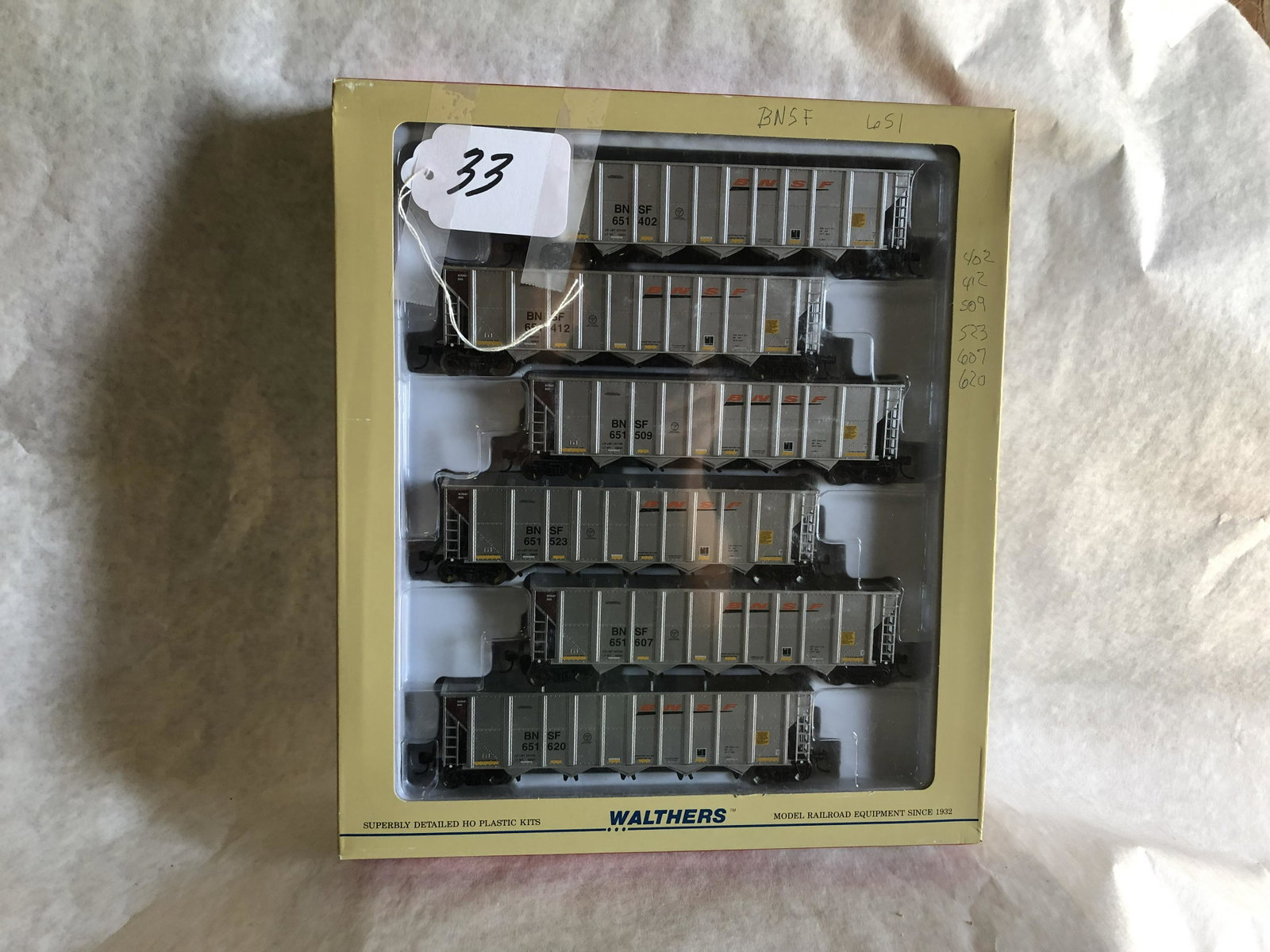Walthers: Coal Hopper 6pk 932-60452