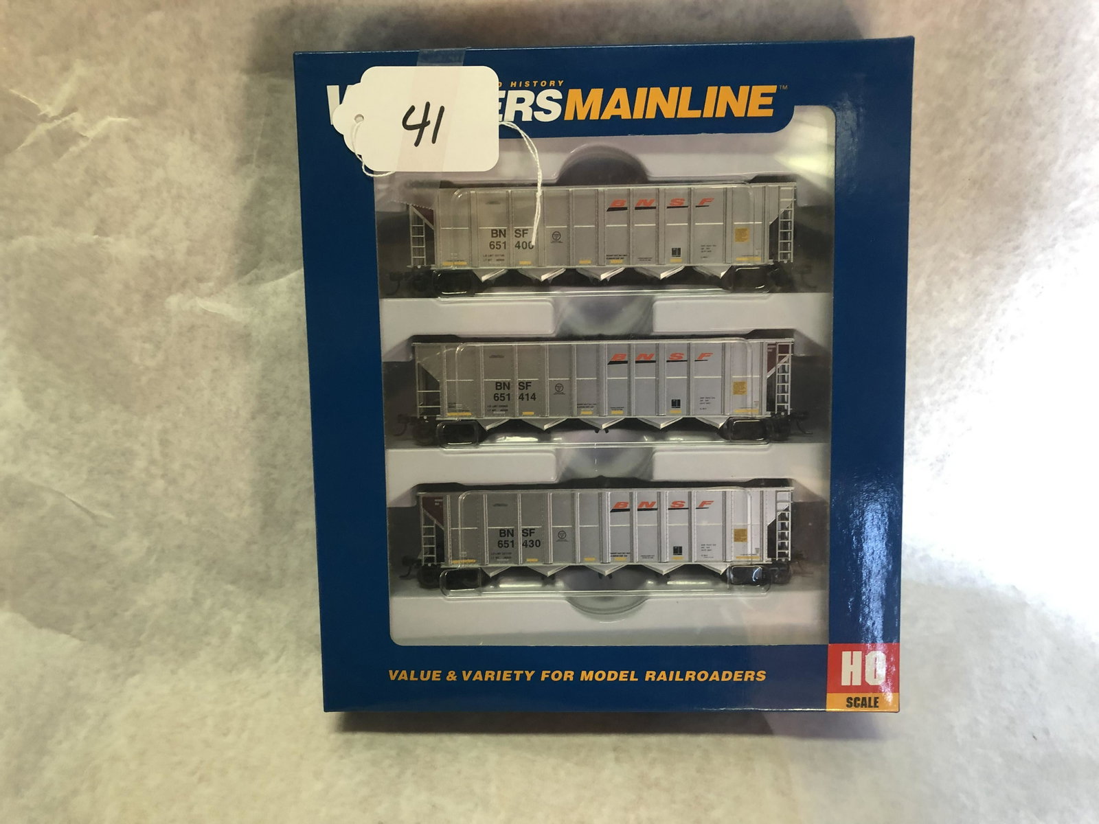 Walthers: 50' RD-4 Hopper 3pk BNSF 910-56859