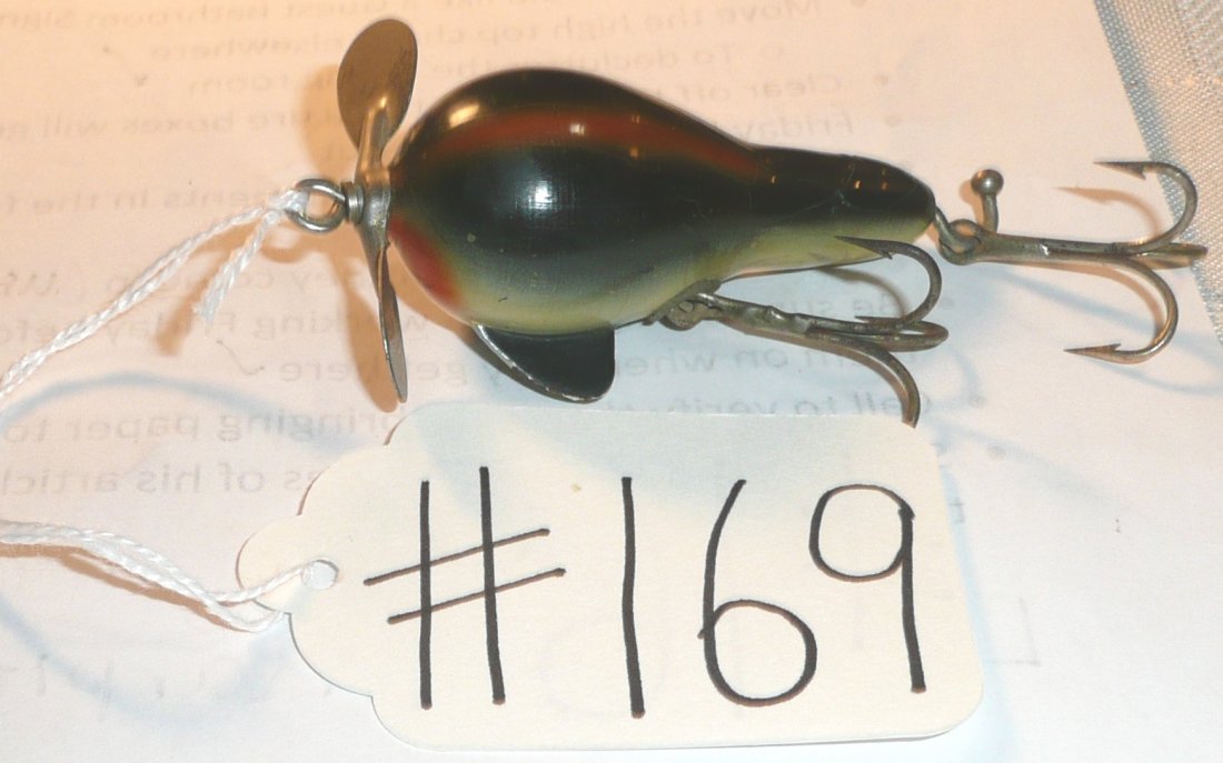 Shakespeare Fishing Lure: Black, Red & White