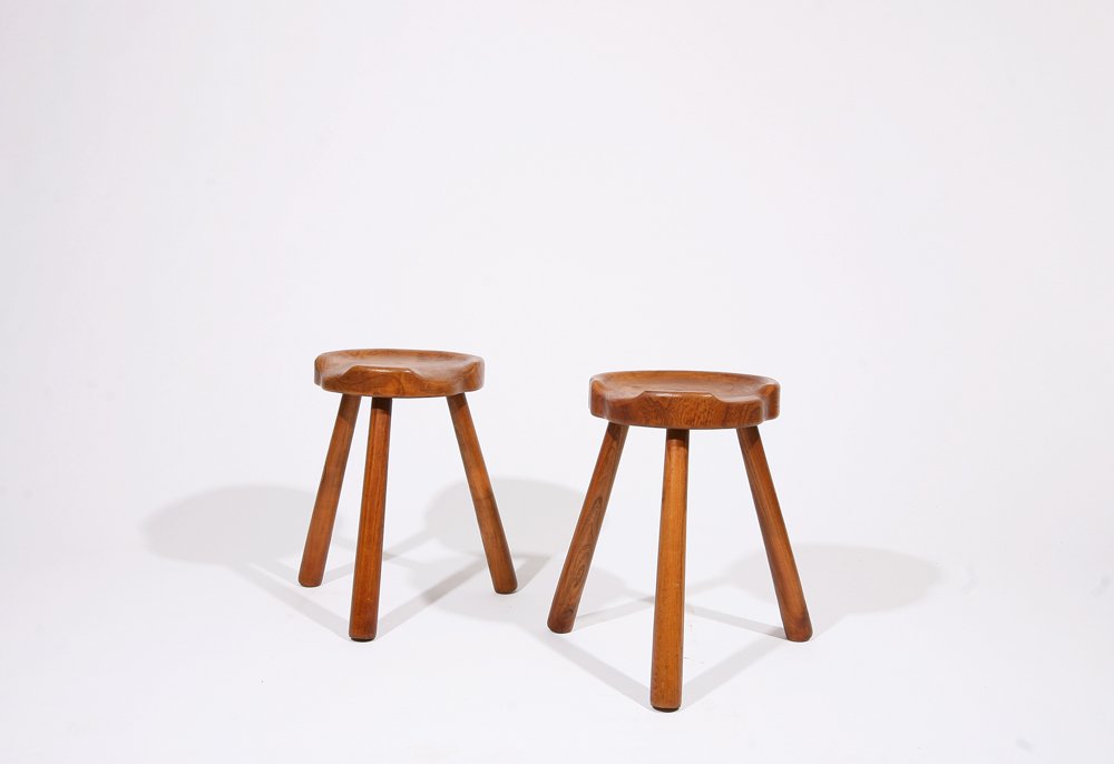 Anonymous, Pair of stools, c. 1950 (1 of 8)