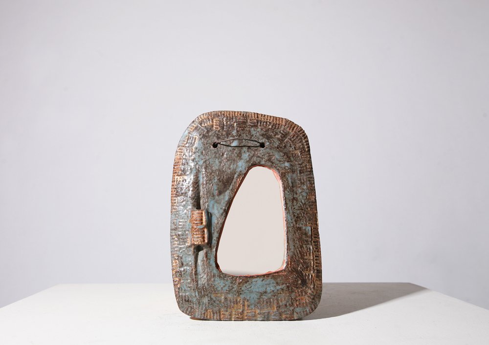 Juliette Derel, Ceramic mirror, c. 1950 (1 of 5)