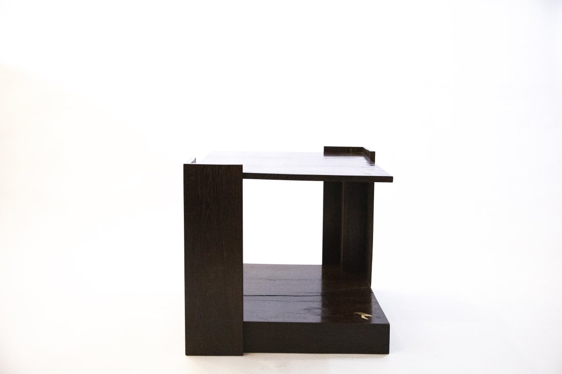 Unknown Artist - Square end table (1 of 3)
