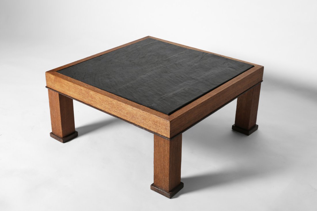 Modernist 1930, Square slate coffee table, c.1930 (1 of 9)