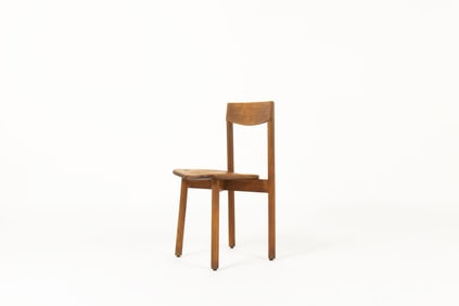 Pierre Gautier Delaye, Pair of ""Grain de Café"" Chairs, c. 1950