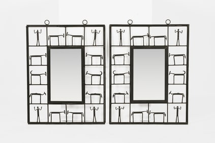 Frederick Weinberg, Pair of Mirrors, c. 1950