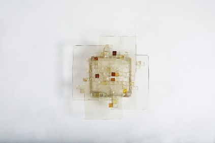 Albano Poli, Glass Sconce/Wall Sculpture, c. 1970