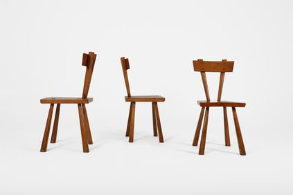 Les Arcs, Set of 3 Chairs, c. 1960