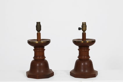 Unknown Artist Pair of Table Lamps, c. 1930 (Sold without shade)