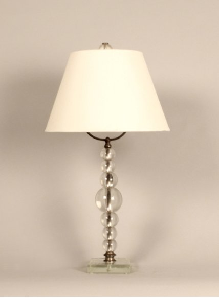 Attributed to Jacques  Adnet - Glass desk lamp, circa (1 of 1)