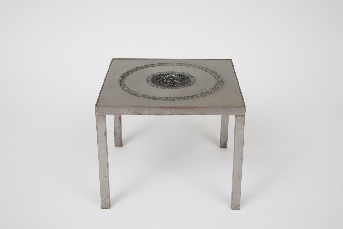 French 1960 - Metal coffee table, c. 1960 (1 of 1)