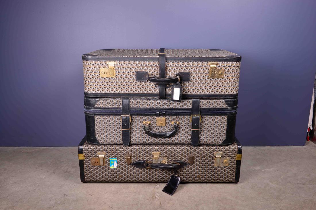 goyard luggage set