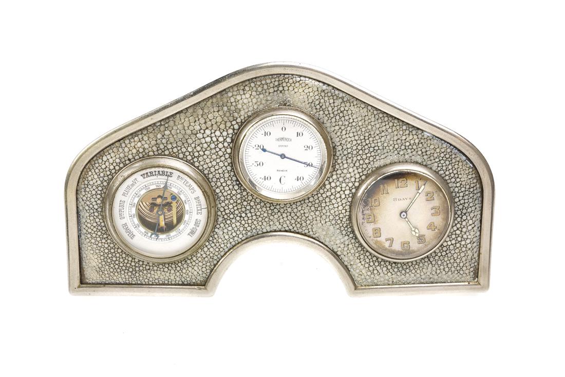 French Weatherstation with Shagreen (1 of 7)