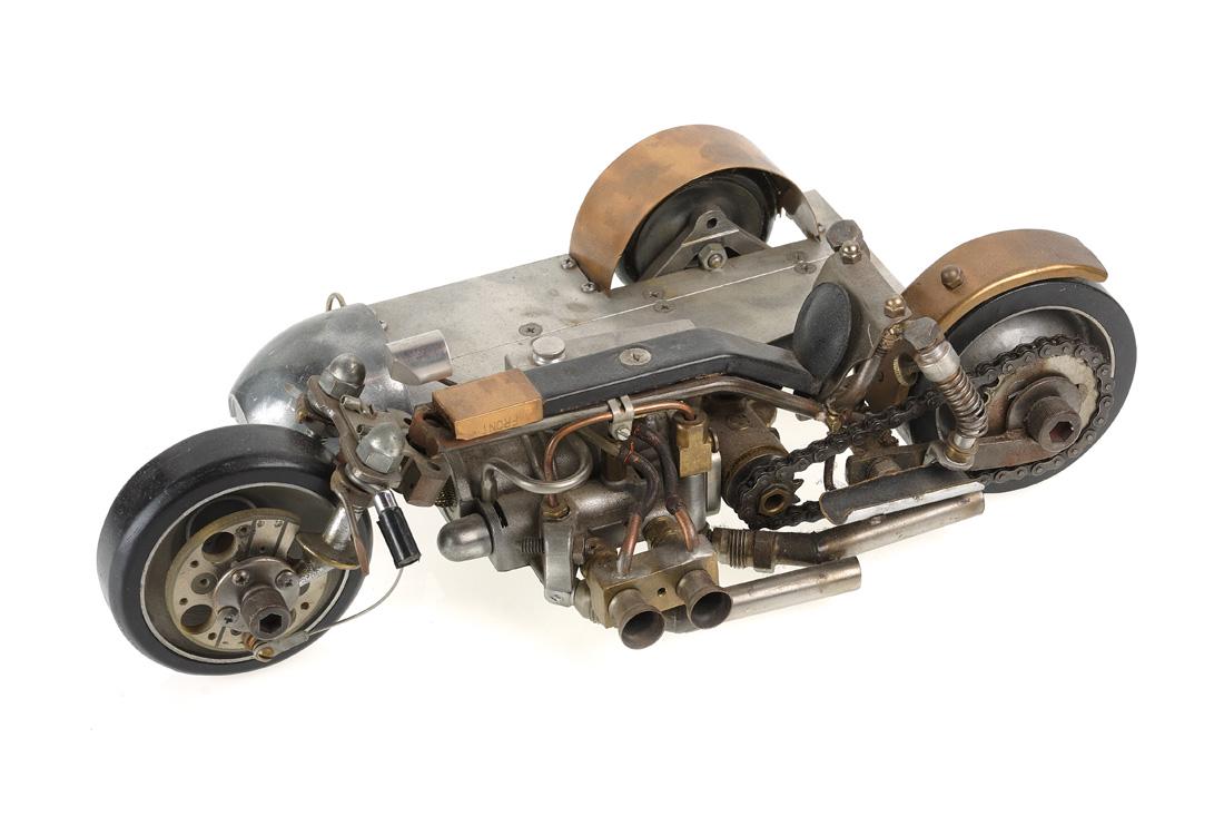 Machinist-made Motorcycle Assemblage Sculpture (1 of 5)