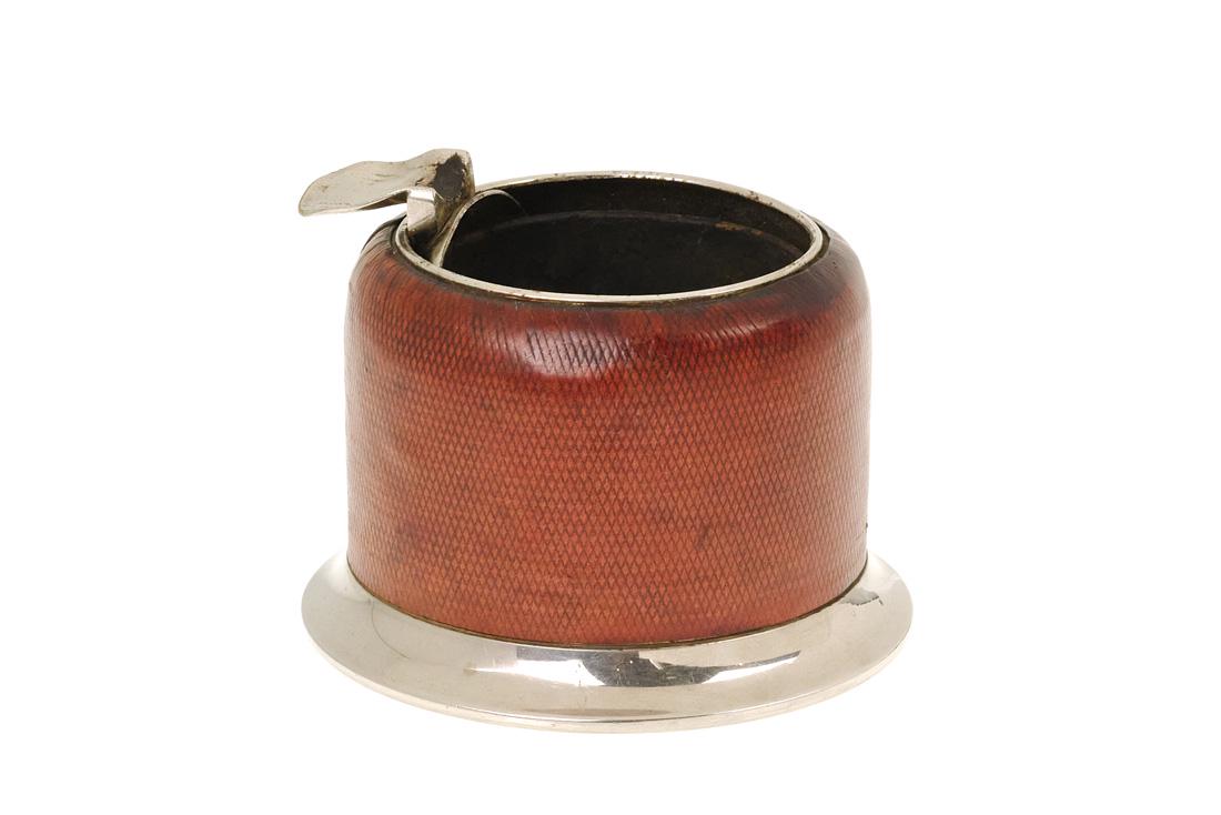 Hermes Leather Desk Ashtray (1 of 5)