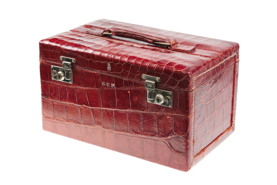 Mark Cross Crocodile Jewelry Box (1 of 6)