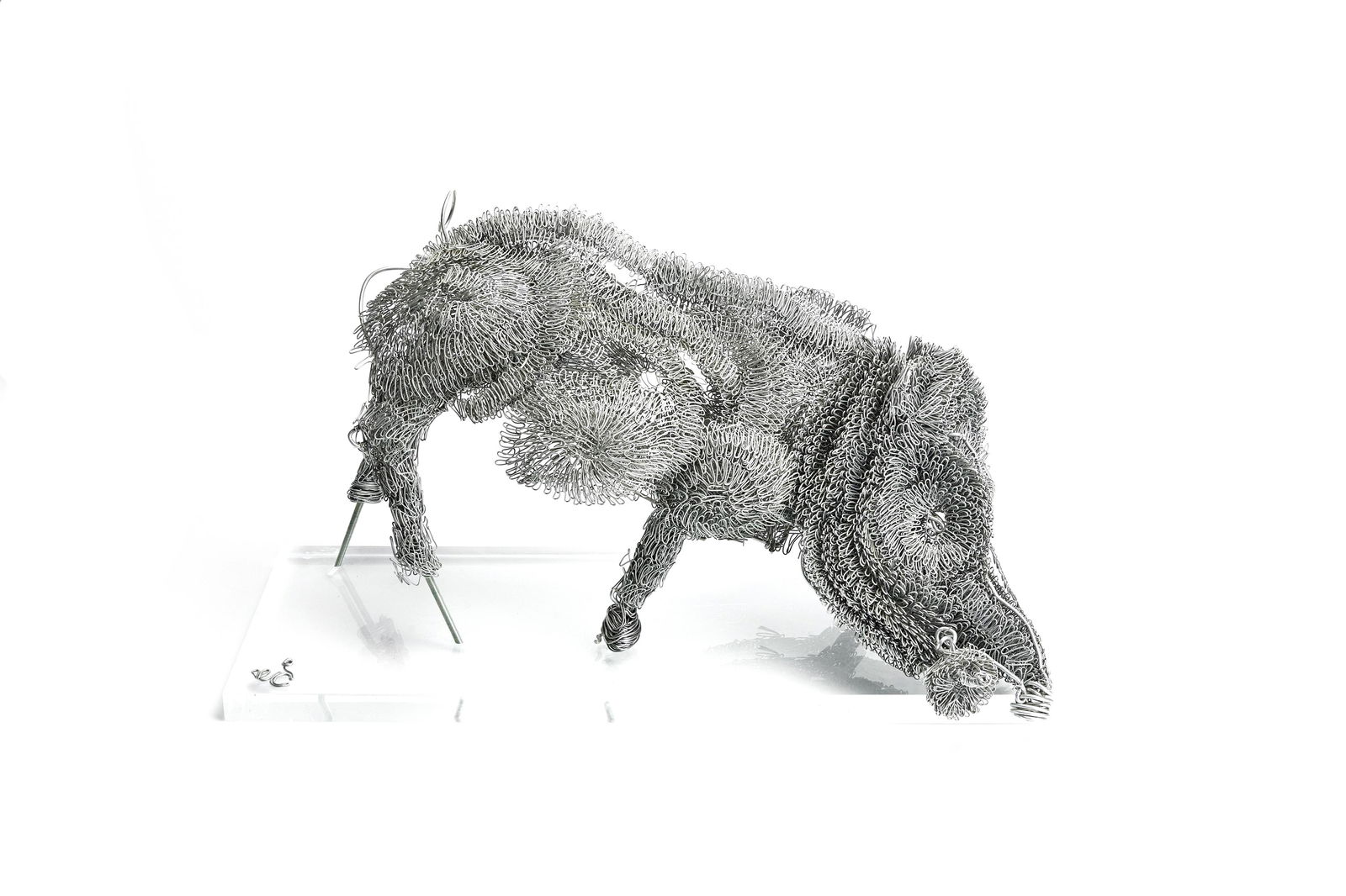 French Wire Boar Sculpture (1 of 5)