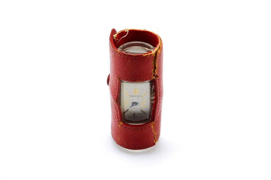 Cartier Paris Red Leather Purse Watch (1 of 3)