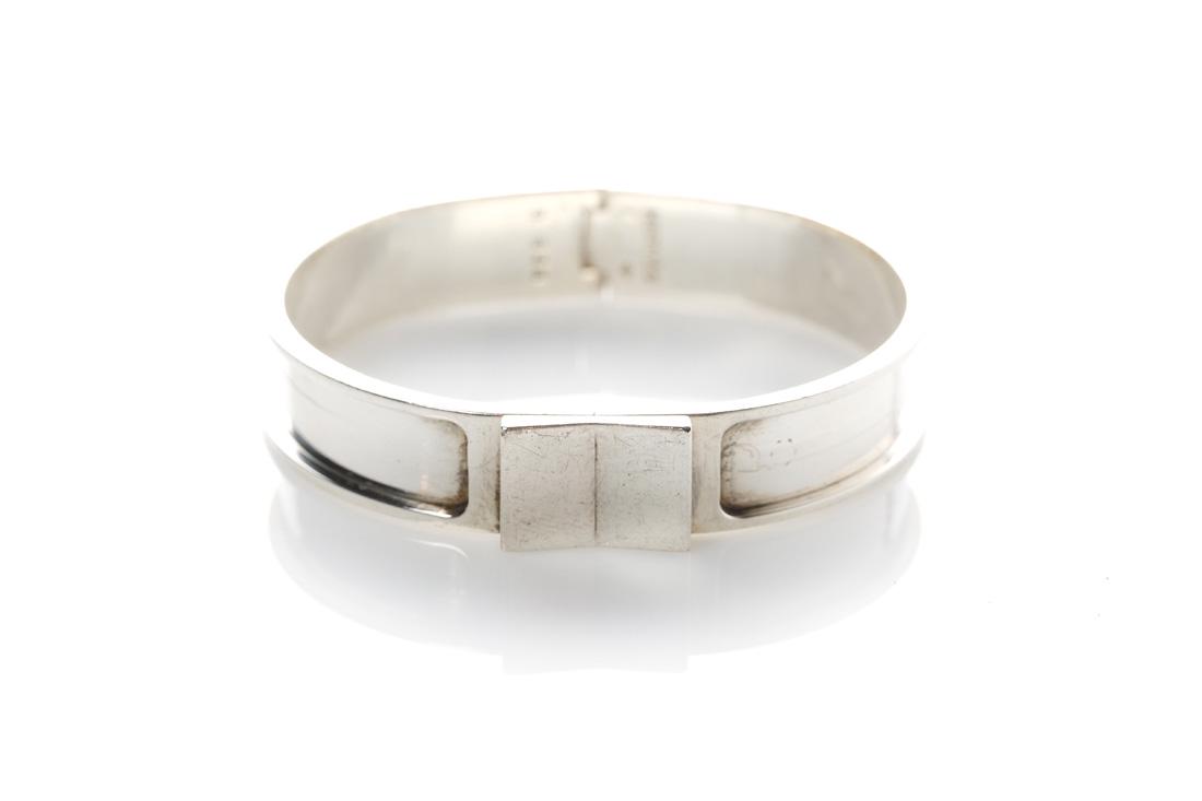 Hermes Sterling Silver Bracelet (1 of 4)
