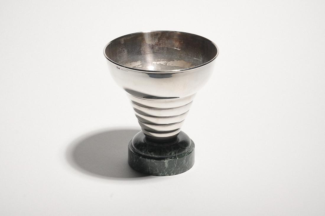 Silver & Marble Vase by Phillipe Wolfers (1 of 2)