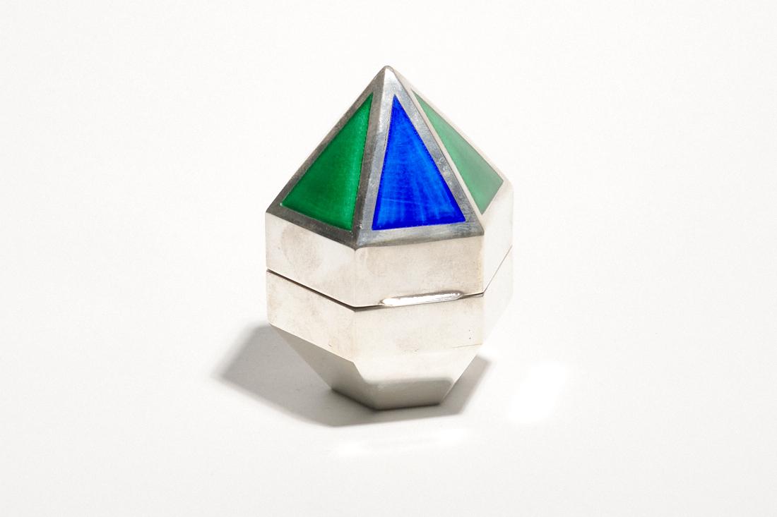 Cartier Sterling & Enamel Table Lighter (1 of 3)