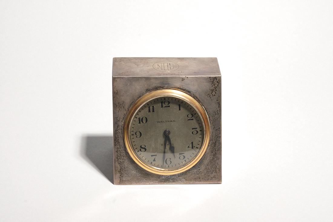 Sterling Silver Clock by Waltham Clock Co. (1 of 2)