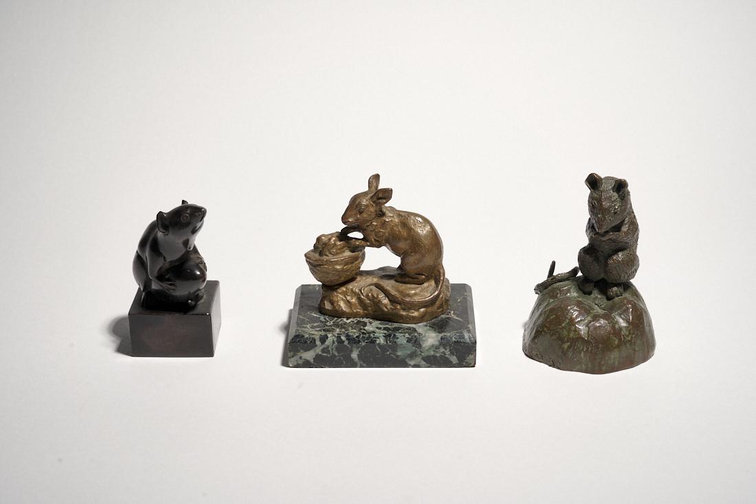 Collection of Turn of the Century Mice Sculptures (1 of 2)