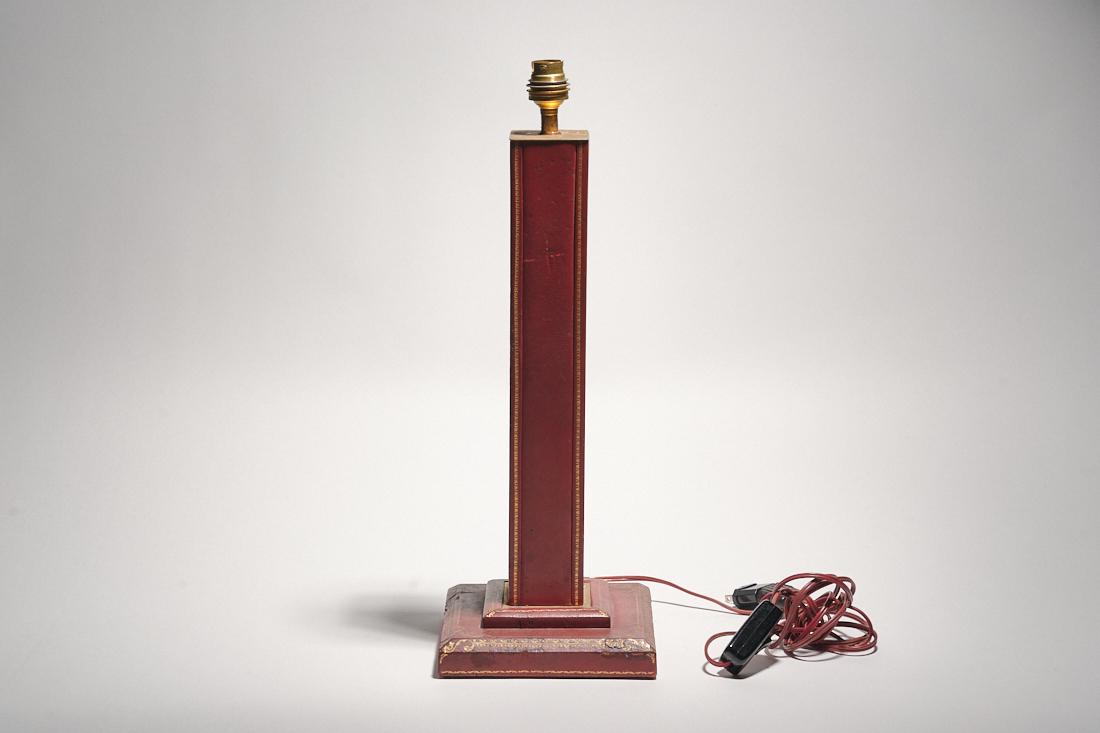 Hermes Leather Table Lamp (1 of 3)