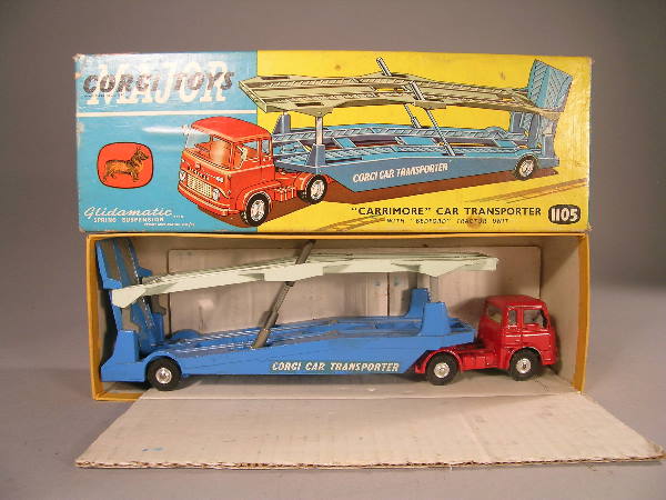 A Corgi Major Toys 'Carrimore' car transporter no