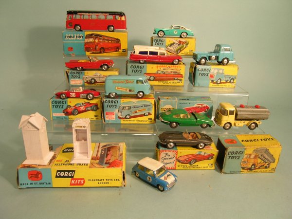 A collection of boxed Corgi vehicles to include a 