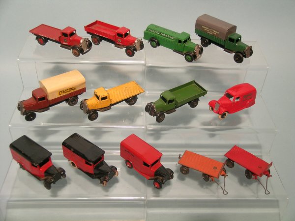 A group of thirteen early post-war Dinky commercia