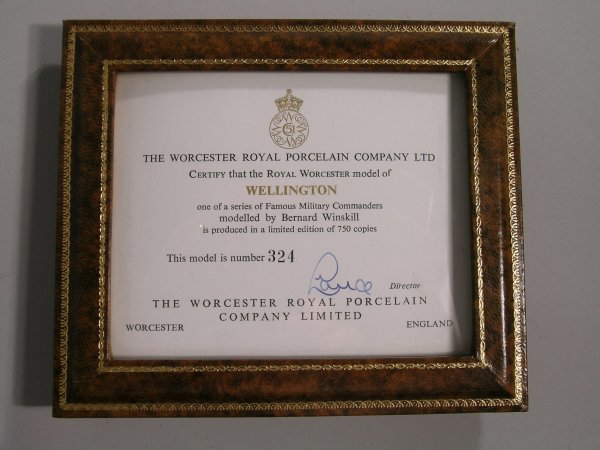 A Royal Worcester figure of Wellington, from the F - 2