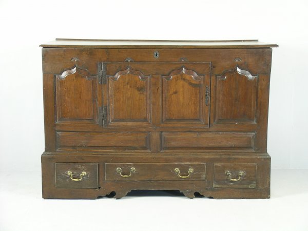 A North Wales joined chest on stand.