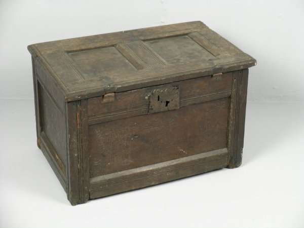 A small joined chest, late 17th/early 18th centur