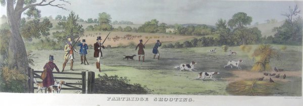 After Henry Alken 'Partridge Shooting', hand colo - 2