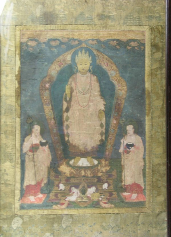 Tibetan School, 18th century 'A Buddhist deity wit