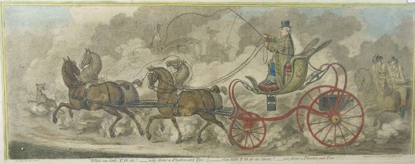 James Gillray 'What can little T.O. do? - why driv