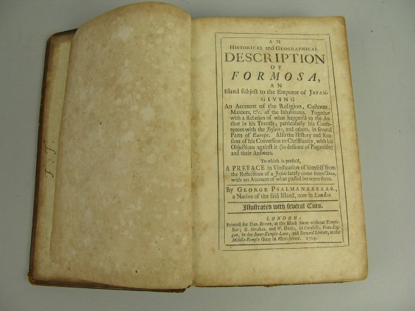 Psalmanaazaar, George, 'An historical and geograp