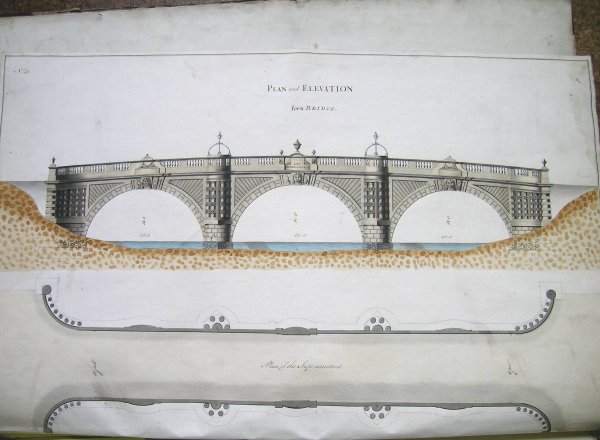 A folio of architectural drawings by William Hayw
