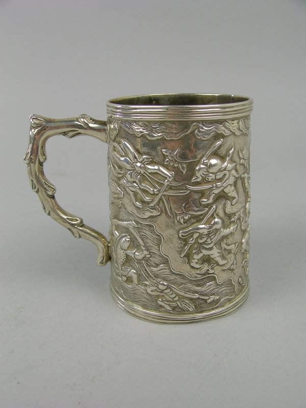 A Chinese style mug, Joseph Angell, London 1866